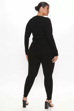 Fashion Nova Wrong Way Sweater Pant Set - Black 28 Fashion Nova Wrong Way Sweater Pant Set - Black -Fashion Nova Sales 08 03 20Studio2 MS DJ 13 47 47 64 22157 Black PLUS 10393 RG