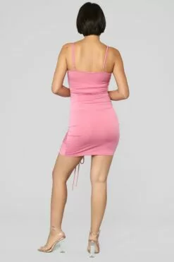 Fashion Nova Shanghai Ruched Dress - Pink 31 Fashion Nova Shanghai Ruched Dress - Pink -Fashion Nova Sales 08 09 18 Studio 3 11 53 57 D738 Pink 0530 AJ