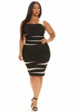 Fashion Nova More Martinis Bandage Midi Dress - Black -Fashion Nova Sales 08 09 21Studio1 ME TB 10 19 10 9 BD159 Black 7636 PLUS KL