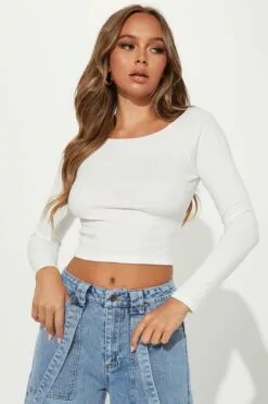 Fashion Nova Forever My Favorite Top - White