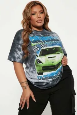 Fashion Nova Chevrolet Front And Back Washed Tee - Black/combo -Fashion Nova Sales 08 24 22Studio4 ME KP 14 21 05 51 7CHE82860NV Blackcombo 5998 PLUS WG