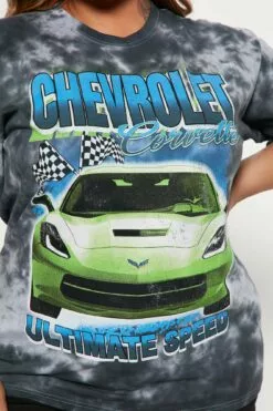 Fashion Nova Chevrolet Front And Back Washed Tee - Black/combo -Fashion Nova Sales 08 24 22Studio4 ME KP 14 21 11 51 7CHE82860NV Blackcombo 5999 PLUS WG