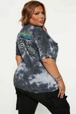 Fashion Nova Chevrolet Front And Back Washed Tee - Black/combo -Fashion Nova Sales 08 24 22Studio4 ME KP 14 21 30 51 7CHE82860NV Blackcombo 6003 PLUS WG