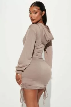 Fashion Nova Handle With Care Sweater Mini Dress - Mocha -Fashion Nova Sales 09 06 22Studio2 ME RL 16 22 31 48 SB8373 Mocha 0487 JB