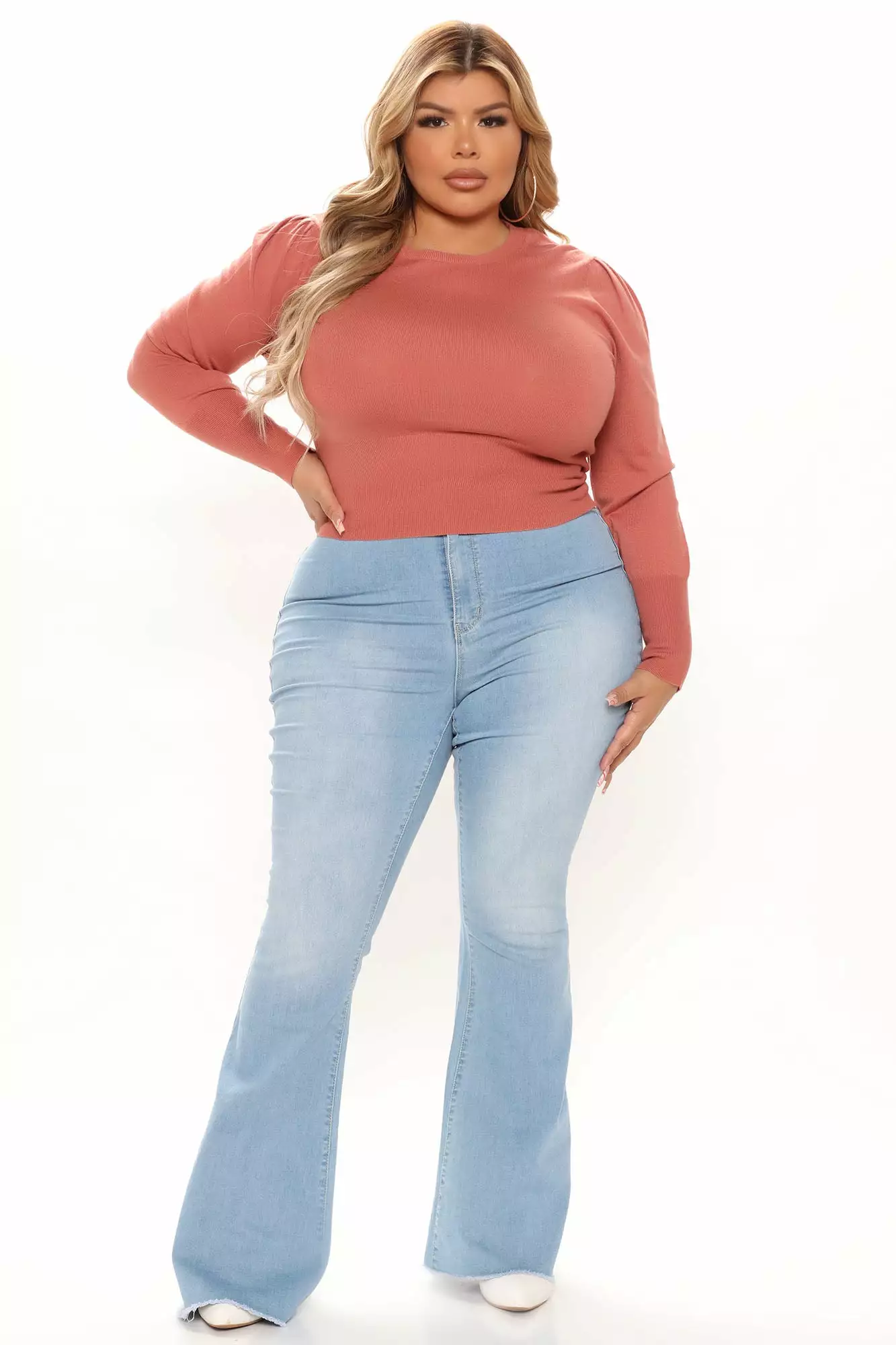 Fashion Nova Long Wait Ribbed Sweater - Cognac 7 Fashion Nova Long Wait Ribbed Sweater - Cognac - Image 5