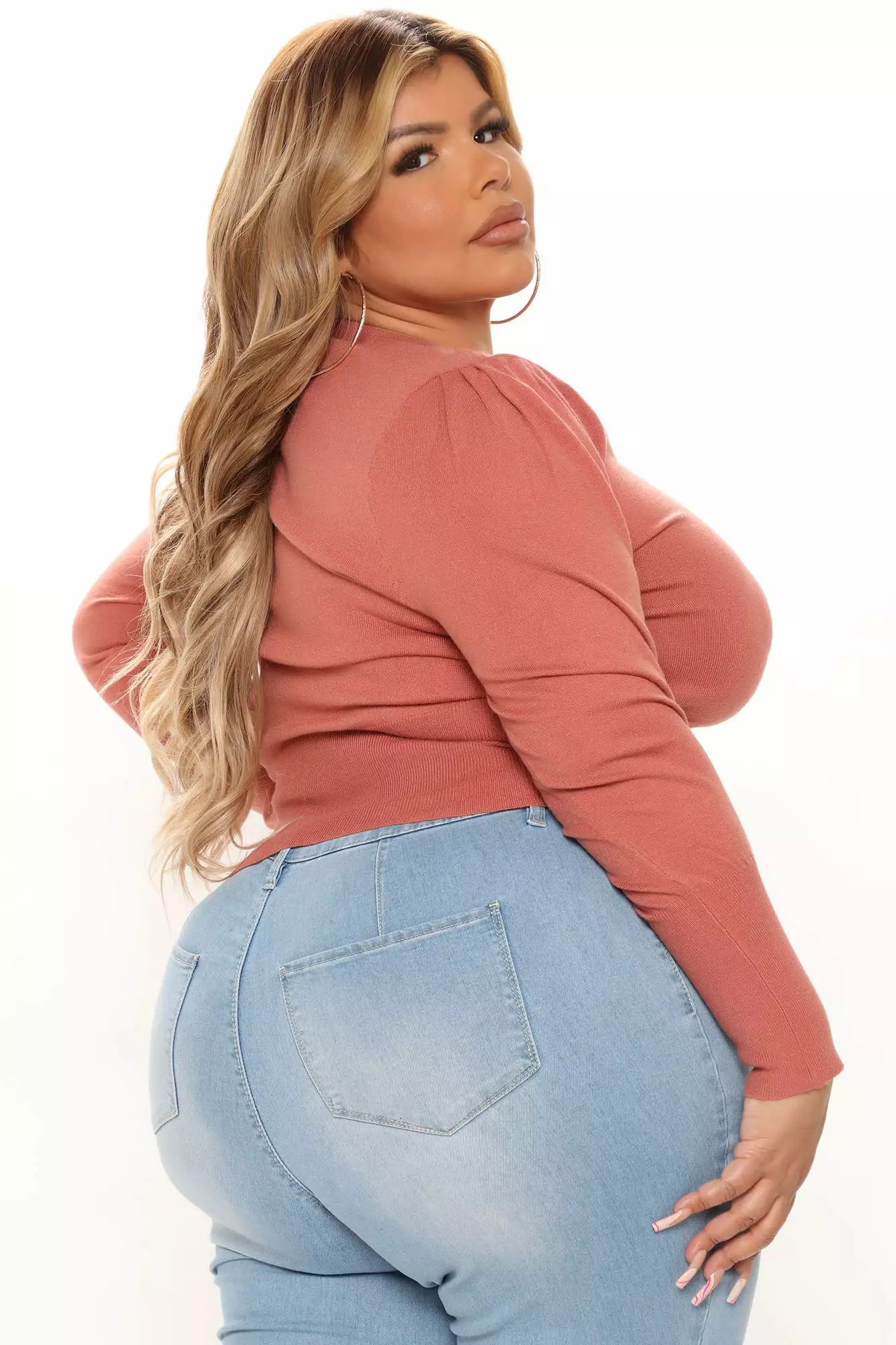 Fashion Nova Long Wait Ribbed Sweater - Cognac 8 Fashion Nova Long Wait Ribbed Sweater - Cognac - Image 6