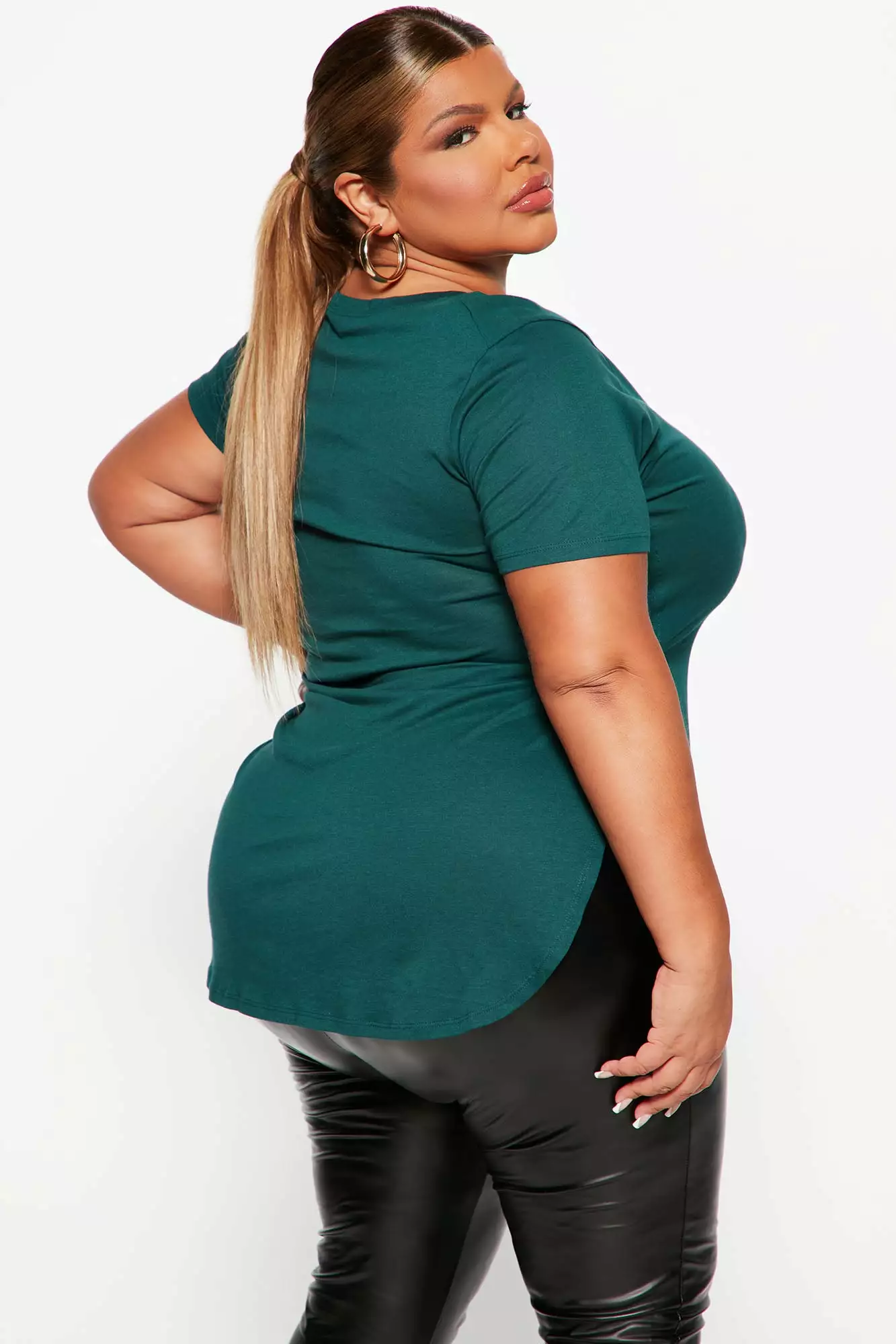 Fashion Nova Laid Back Tee - Hunter 9 Fashion Nova Laid Back Tee - Hunter - Image 7