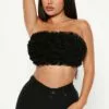Fashion Nova She's All That Tulle Tube Top - Black -Fashion Nova Sales 09 08 22Studio4 SN DJ 13 40 21 38 GW22C1193 Black 12718 KS