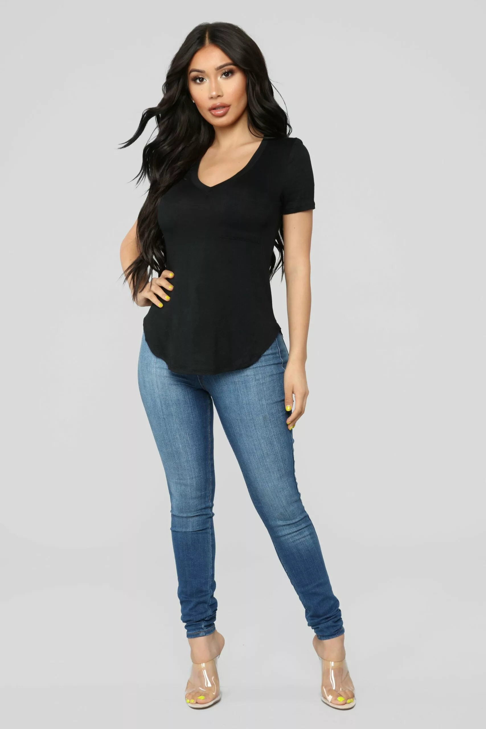 Fashion Nova Breakfast On The Go Tee - Black 4 Fashion Nova Breakfast On The Go Tee - Black - Image 2
