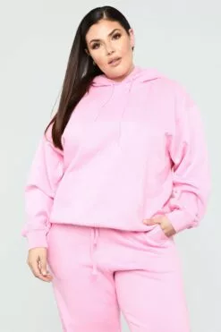 Fashion Nova Stole Your Boyfriend's Oversized Hoodie - Pink -Fashion Nova Sales 09 18 18 Studio 3 14 33 24 WMKT40418 Pink 0566 JF