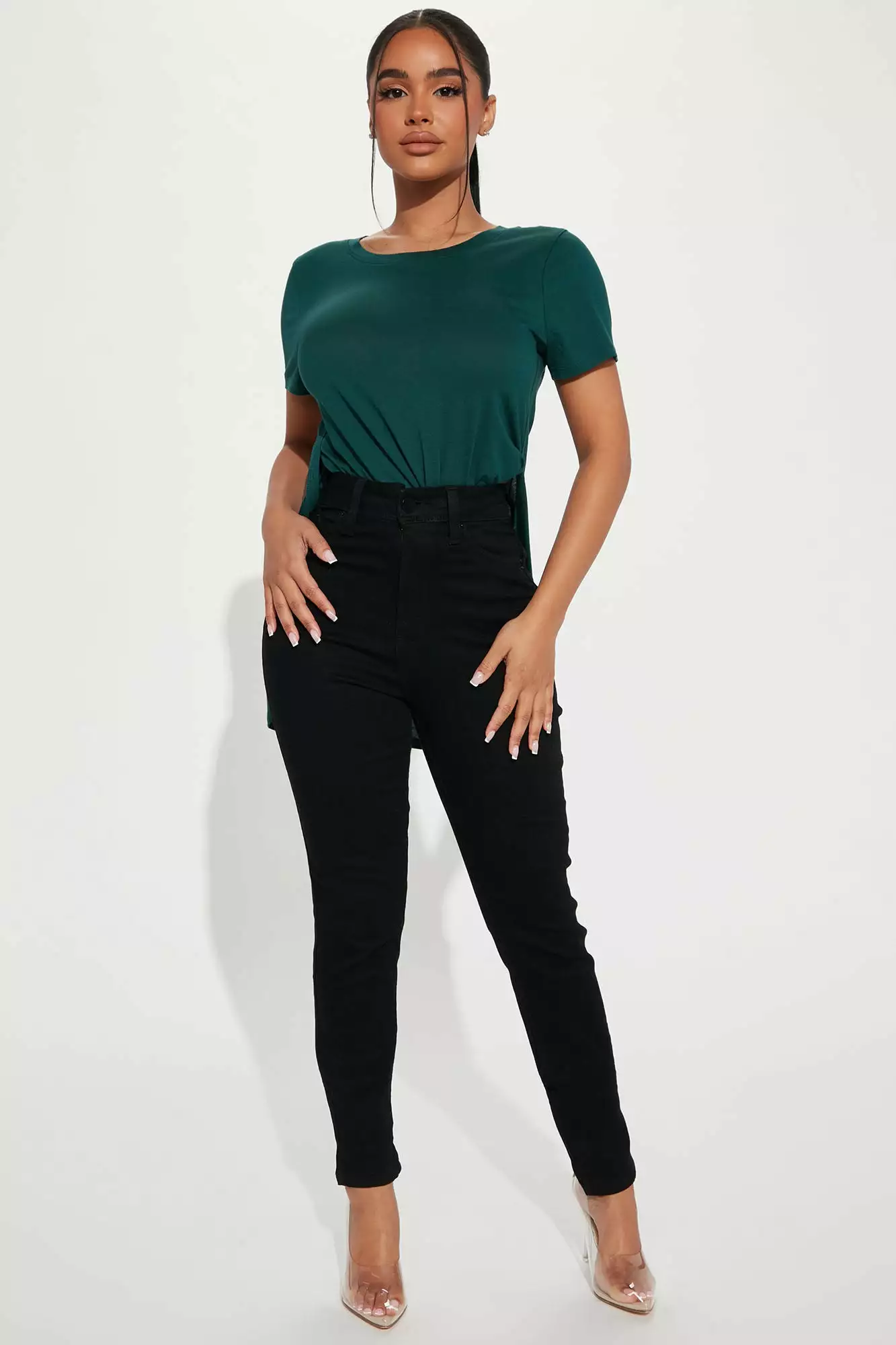 Fashion Nova Laid Back Tee - Hunter 5 Fashion Nova Laid Back Tee - Hunter - Image 3