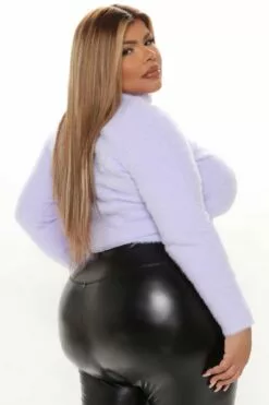 Fashion Nova Forever Yours Sweater - Lavender -Fashion Nova Sales 09 28 21Studio3 RT KG 13 03 58 35 RAC3420 Lavender 1345 PLUS WG