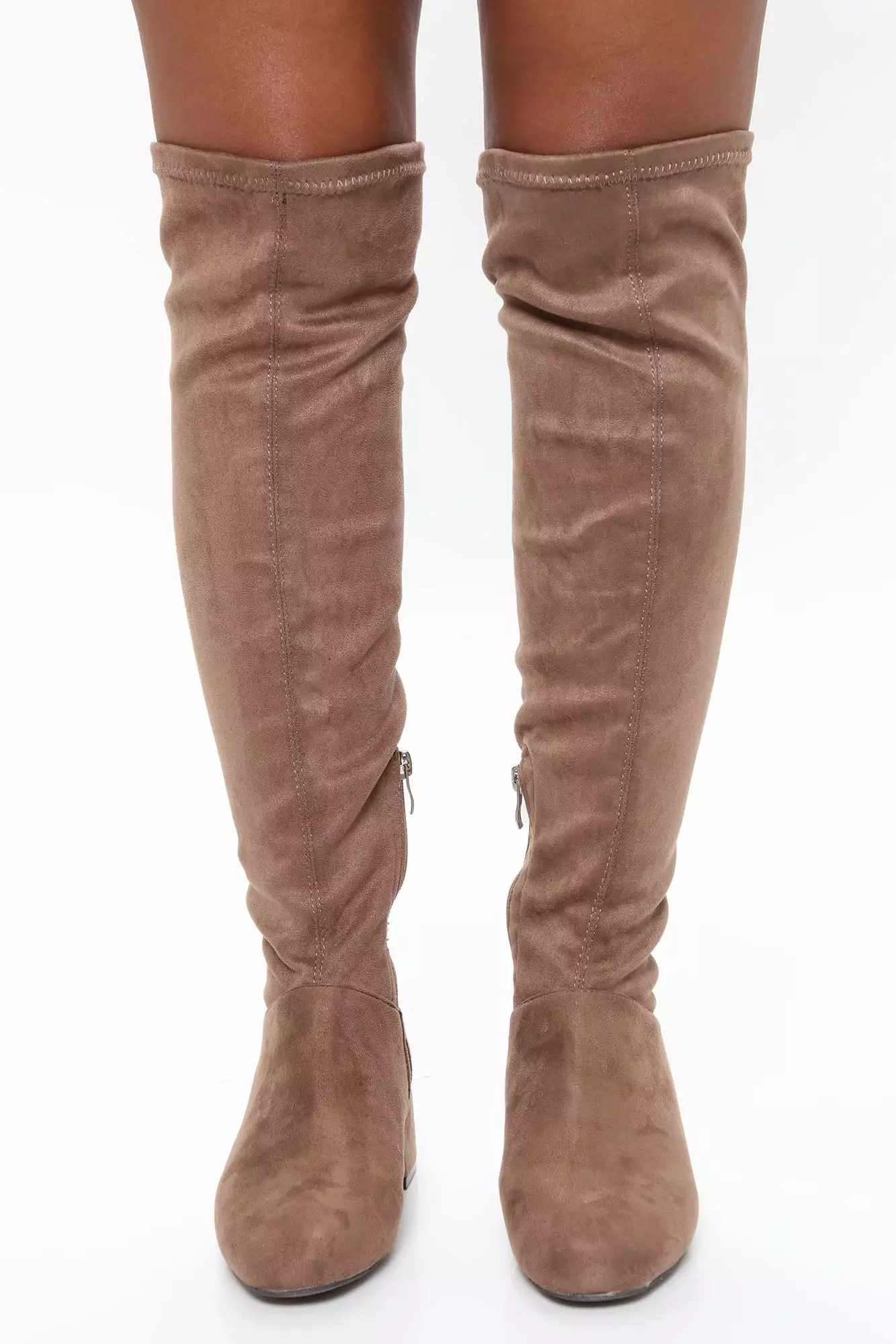 Fashion Nova Actions Please Flat Boot - Taupe 4 Fashion Nova Actions Please Flat Boot - Taupe - Image 2