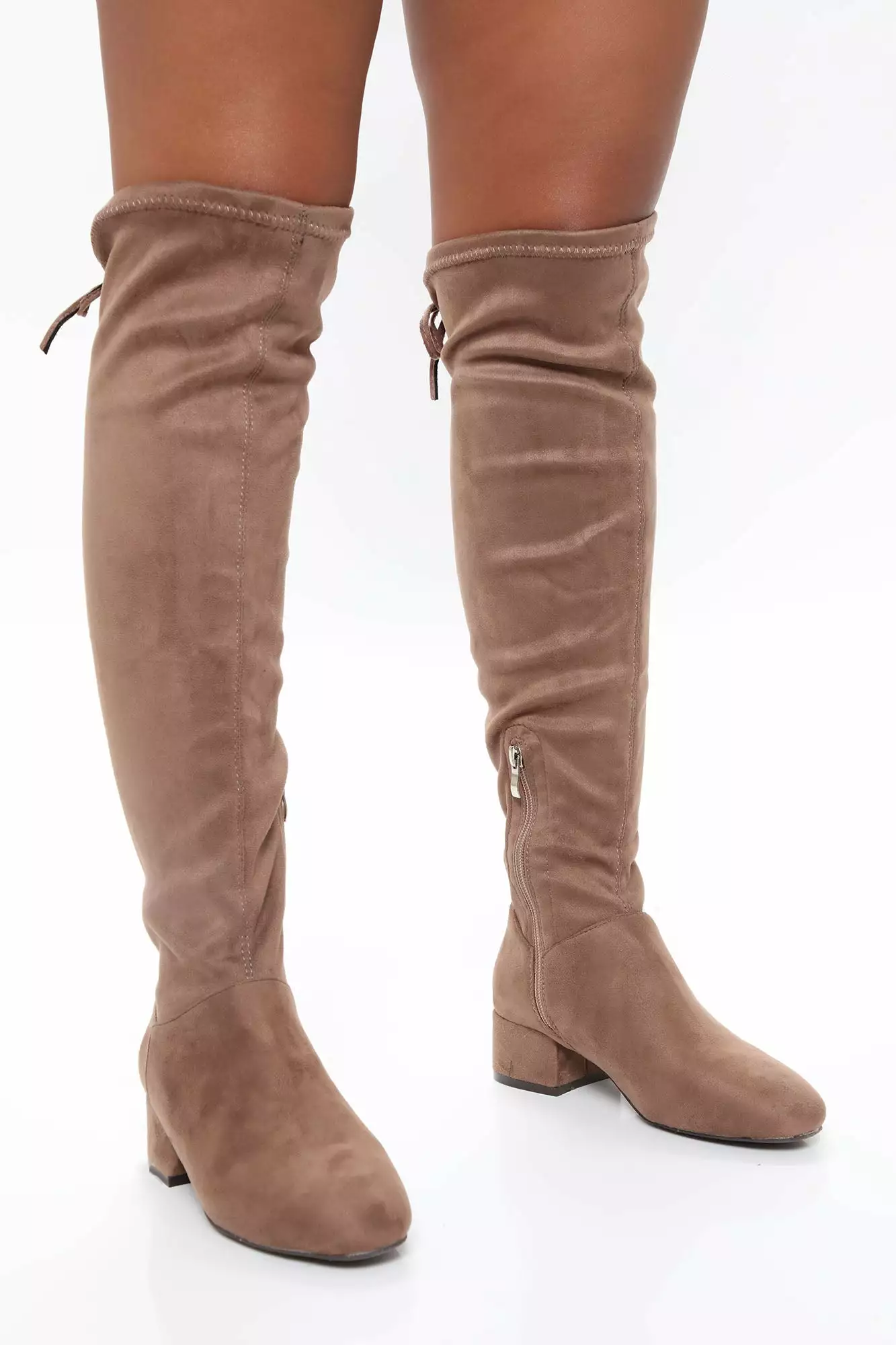 Fashion Nova Actions Please Flat Boot - Taupe 3 Fashion Nova Actions Please Flat Boot - Taupe