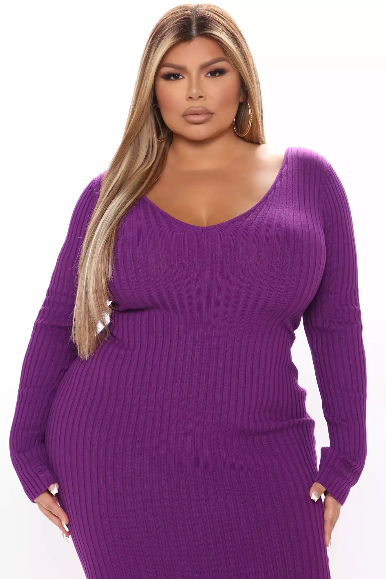 Fashion Nova Kallan Knit Dress - Purple 8 Fashion Nova Kallan Knit Dress - Purple - Image 6