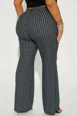 Fashion Nova Petite Victoria High Waist Dress Pant Houndstooth - Black/Grey -Fashion Nova Sales 1 9 23Studio4 DS IM 09 32 31 2 LBP9683HTPETITE Blackgrey 4734 PLUS EH