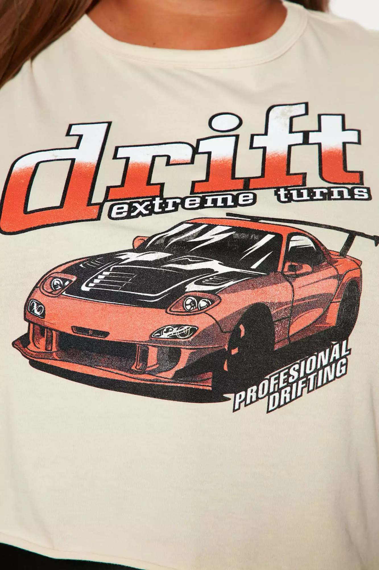 Fashion Nova Drift Life Copped Tee - Cream 7 Fashion Nova Drift Life Copped Tee - Cream - Image 5