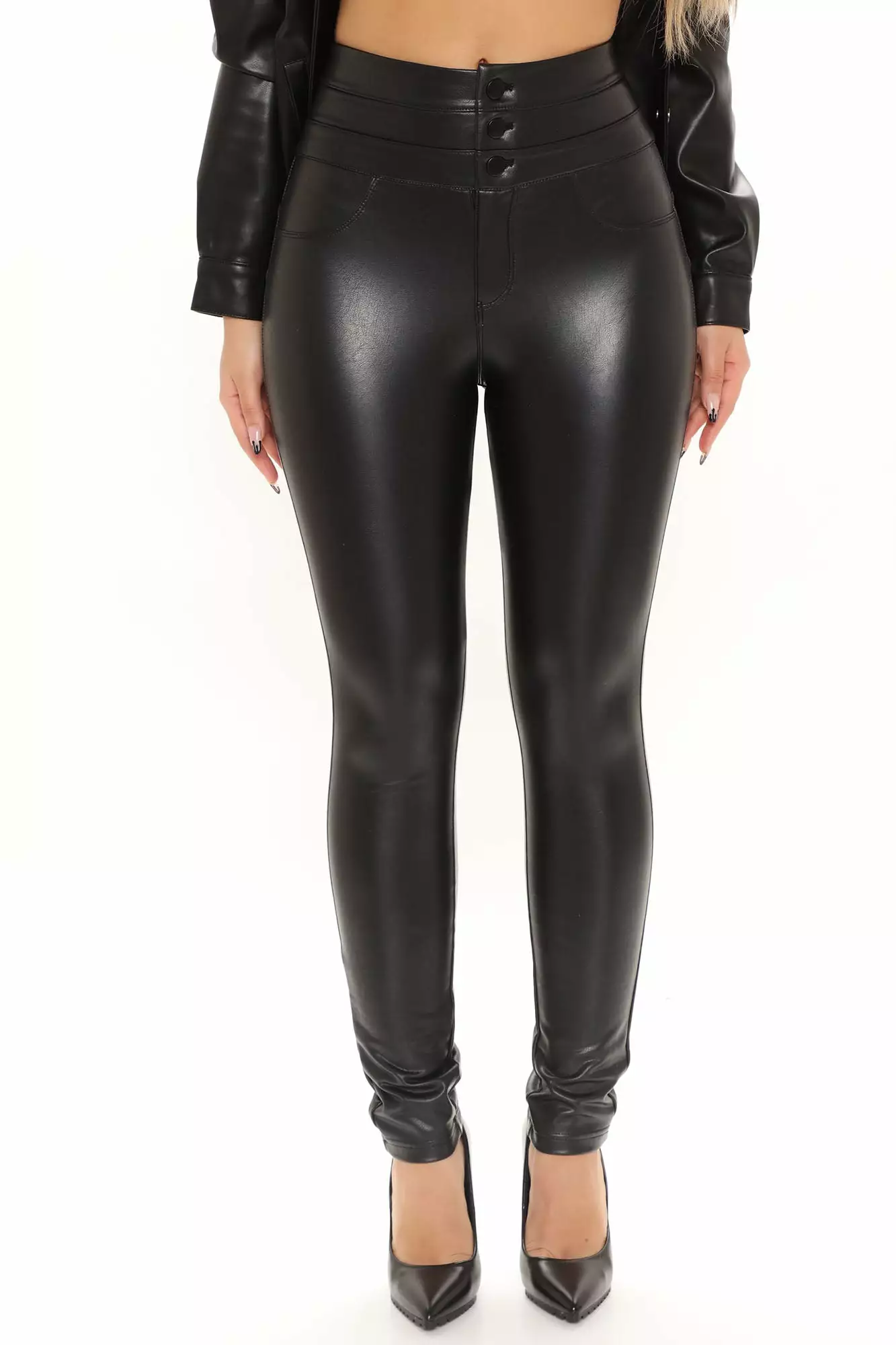 Fashion Nova Night Out With You Faux Leather Pants - Black 4 Fashion Nova Night Out With You Faux Leather Pants - Black - Image 2