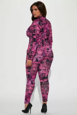 Fashion Nova Anime It Girl Jumpsuit - Pink 15 Fashion Nova Anime It Girl Jumpsuit - Pink -Fashion Nova Sales 10 06 22Studio2 SN AC 11 42 06 22 JP2623 Pink 2469 PLUS WG