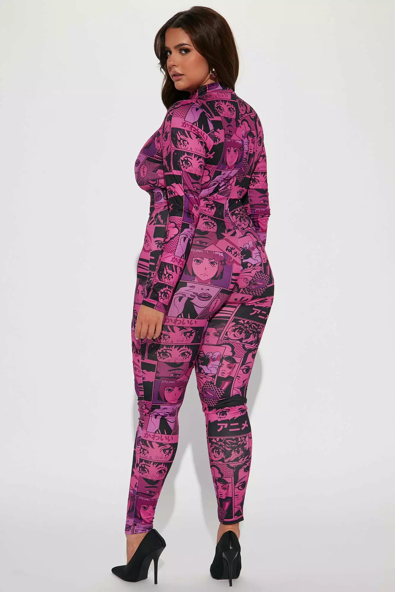 Fashion Nova Anime It Girl Jumpsuit - Pink 9 Fashion Nova Anime It Girl Jumpsuit - Pink - Image 7