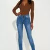 Fashion Nova Tall I Just Might Booty Shaping Jeans - Medium Wash -Fashion Nova Sales 10 14 22Studio1 TH KP 15 19 58 10 BOB8T MediumBlueWash R1 SG