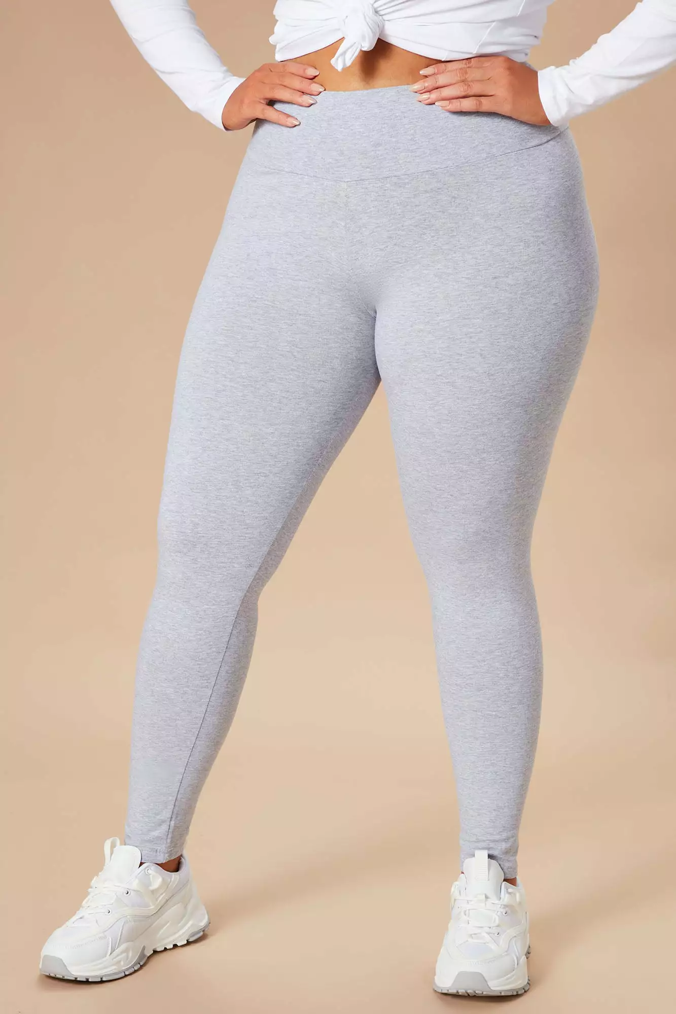 Fashion Nova Running Around High Rise Legging - Heather Grey 7 Fashion Nova Running Around High Rise Legging - Heather Grey - Image 5