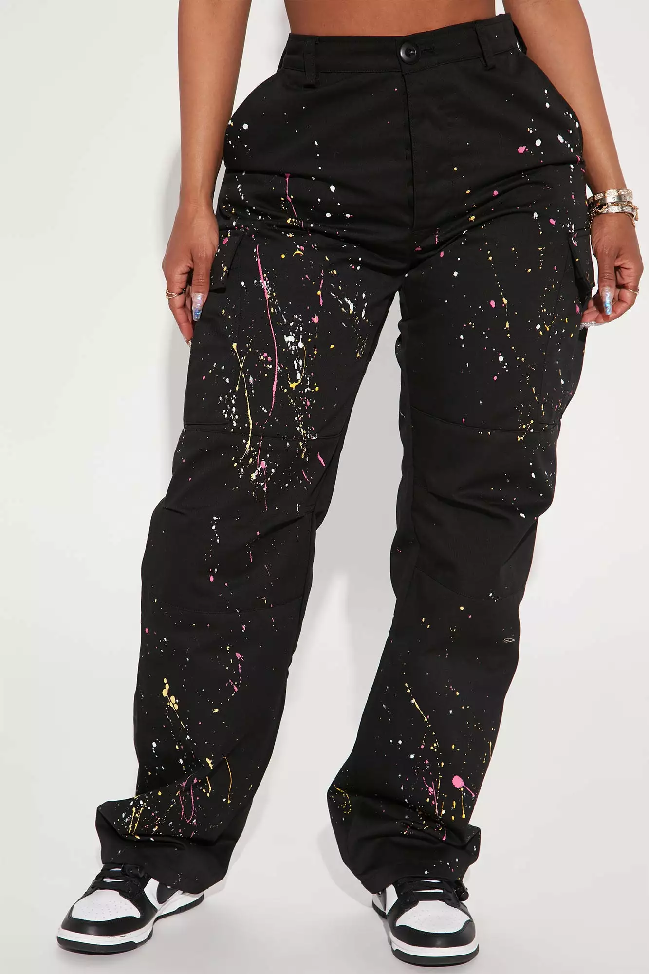 Fashion Nova Break The Ice Baggy Cargo Jogger - Black 4 Fashion Nova Break The Ice Baggy Cargo Jogger - Black - Image 2