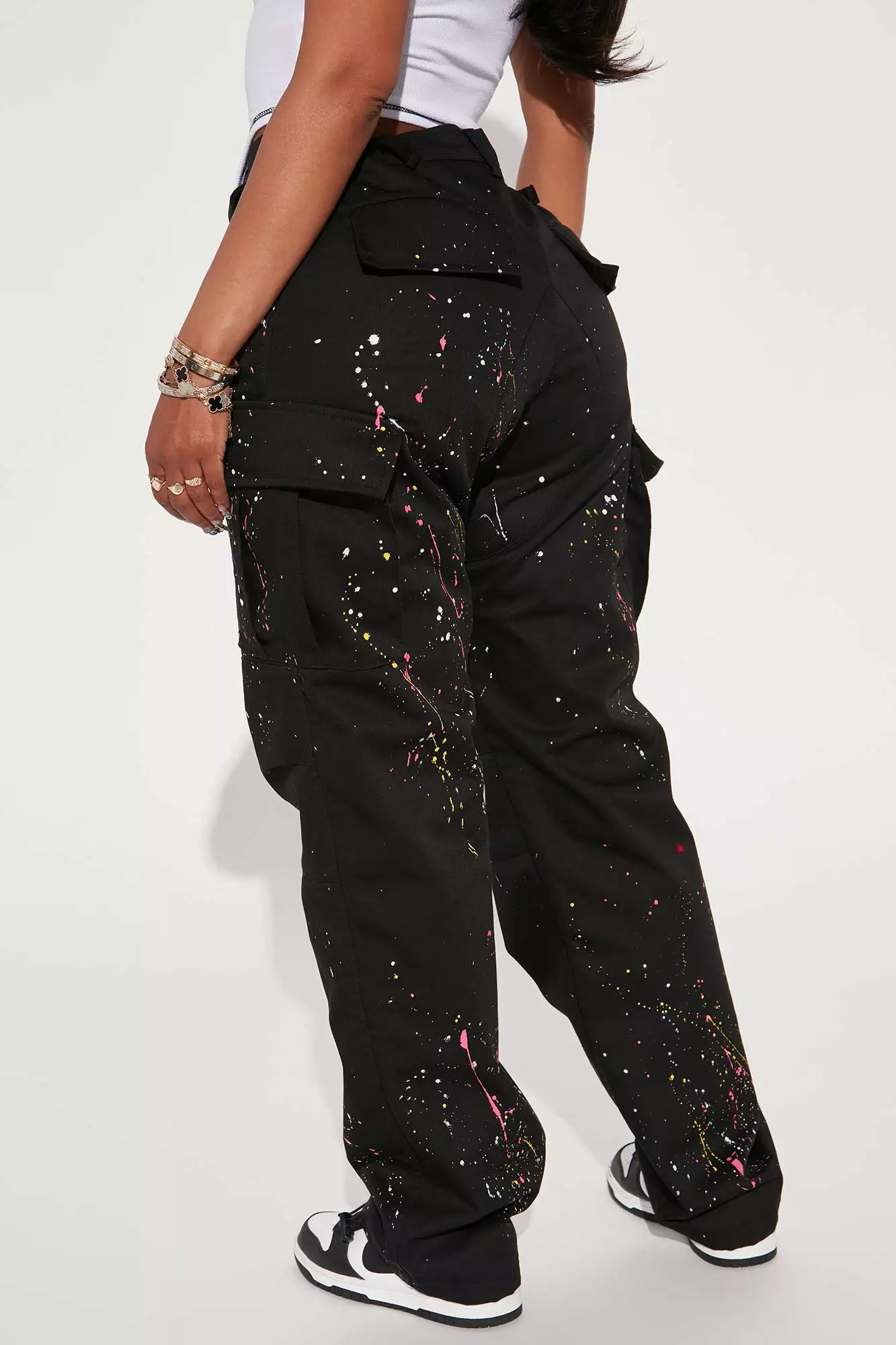 Fashion Nova Break The Ice Baggy Cargo Jogger - Black 6 Fashion Nova Break The Ice Baggy Cargo Jogger - Black - Image 4