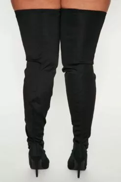 Fashion Nova Keyana Thigh High Boot - Black -Fashion Nova Sales 10 20 22Studio3 KJ IM CG 14 30 38 41 AKIRA203 Black 0094 PLUS EH