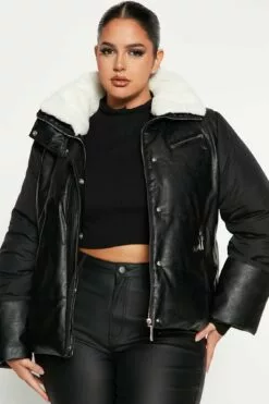 Fashion Nova What A Feeling Puffer Jacket - Black 14 Fashion Nova What A Feeling Puffer Jacket - Black -Fashion Nova Sales 10 21 22Studio4 SN IM 11 10 44 16 5921397FN Black 0518 PLUS JB