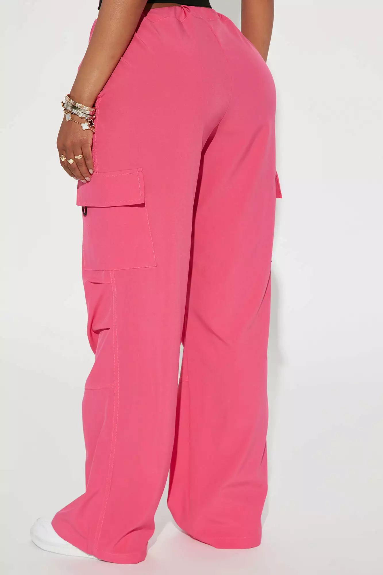 Fashion Nova Bubblegum Parachute Pant - Fuchsia 6 Fashion Nova Bubblegum Parachute Pant - Fuchsia - Image 4