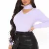 Fashion Nova Forever Yours Sweater - Lavender -Fashion Nova Sales 10 28 20Studio2 MS 13 55 59 40 RAC3420 Lavender 1342 EH
