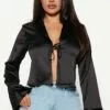 Fashion Nova Feel The Passion Satin Blouse - Black -Fashion Nova Sales 10 28 22Studio3 KS IM 10 37 41 22 T22191NUN Kellygreen 1055 JB