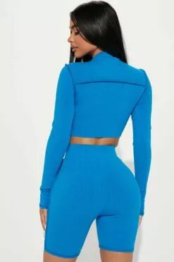 Fashion Nova Bailee Snatched Short Set - Blue -Fashion Nova Sales 11 07 22Studio1 CE RL 10 36 40 4 ST3162FN Blue P 2840 ES