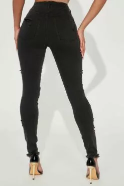 Fashion Nova Stop And Stare Seamless Stretch Skinny Jeans - Black -Fashion Nova Sales 11 08 22Studio3 KS CG 10 48 20 2 V26287 Black 6102 EH