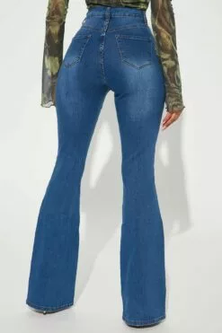 Fashion Nova Happy Hour Stretch Flare Jeans - Medium Wash -Fashion Nova Sales 11 09 22Studio2 KJ CG 11 42 59 11 BOE35W MediumWash 12289 SG