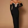 Fashion Nova Milla Embellished Maxi Dress Set - Black 2 Fashion Nova Milla Embellished Maxi Dress Set - Black -Fashion Nova Sales 11 09 22Studio7 CE IM 10 02 50 5 22GWF0713 Black 0085 JB