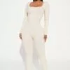 Fashion Nova Hailey Snatched Jumpsuit - Cream -Fashion Nova Sales 11 17 22Studio2 RM RL15 24 21 35 JP2441FN Cream P 16609 SG