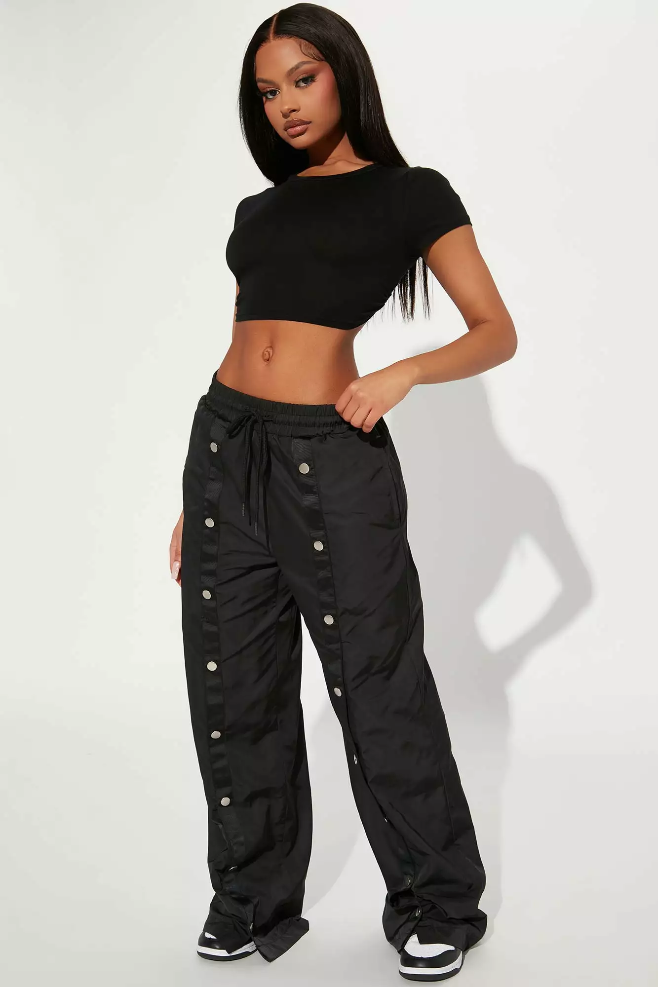 Fashion Nova Elle Tie Back Crop Top - Black 4 Fashion Nova Elle Tie Back Crop Top - Black - Image 2