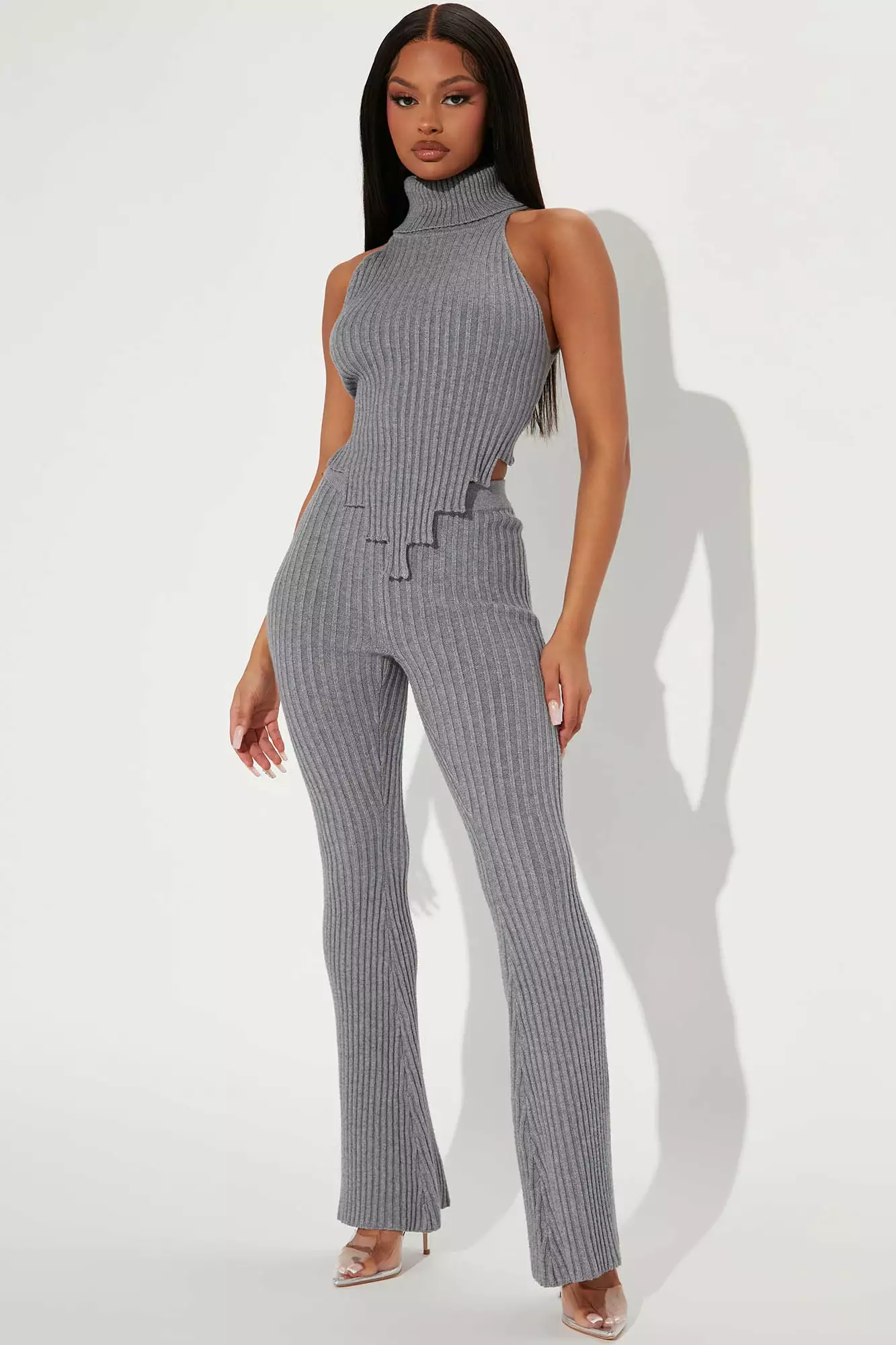 Fashion Nova Tag Along Sweater Pant Set - Grey 5 Fashion Nova Tag Along Sweater Pant Set - Grey - Image 3