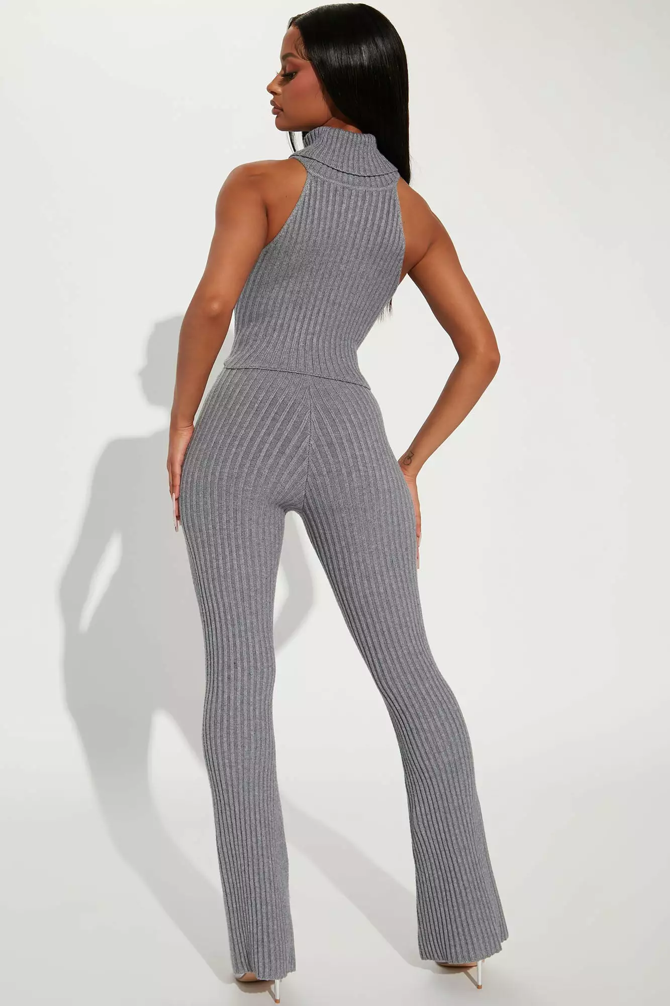 Fashion Nova Tag Along Sweater Pant Set - Grey 7 Fashion Nova Tag Along Sweater Pant Set - Grey - Image 5