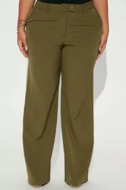Fashion Nova Elena Pant - Olive -Fashion Nova Sales 11 21 22Studio4 RT AC 13 30 02 29 CAP8708 Olive 2731 PLUS SG