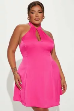 Fashion Nova Celine Mini Dress - Fuchsia -Fashion Nova Sales 11 25 22Studio1 RT MR 13 03 22 46 326933SK Fuchsia 9087 PLUS WG