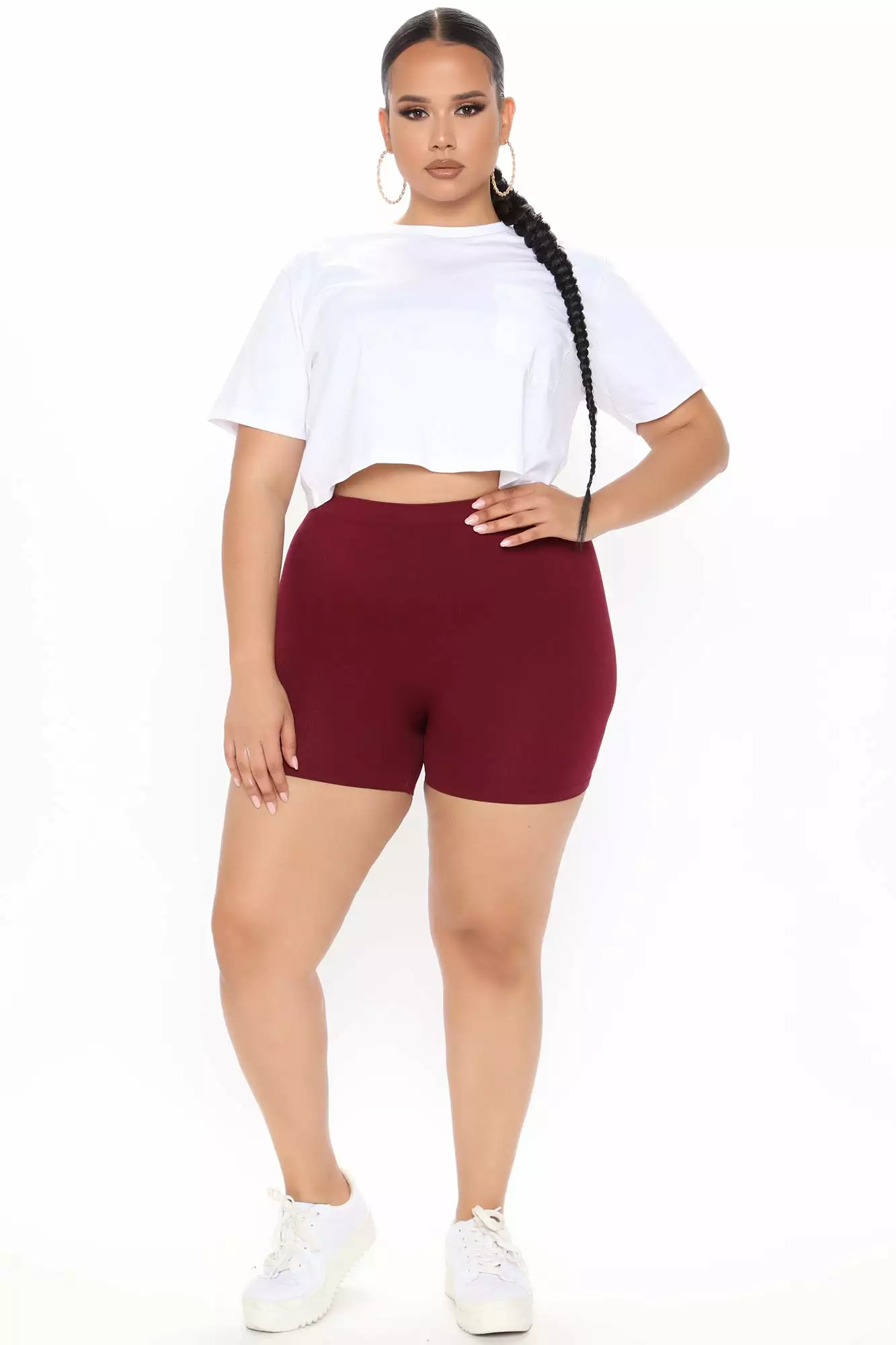 Fashion Nova Uncomplicated Seamless Shorts - Wine 11 Fashion Nova Uncomplicated Seamless Shorts - Wine - Image 9