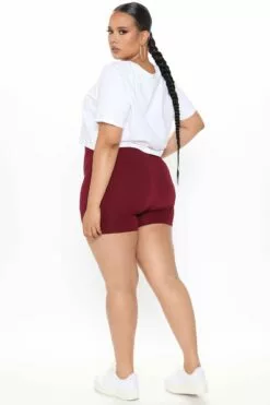 Fashion Nova Uncomplicated Seamless Shorts - Wine 23 Fashion Nova Uncomplicated Seamless Shorts - Wine -Fashion Nova Sales 12 01 20Studio3 RT ON 10 11 17 8 SP61269 Wine 0578 PLUS JK