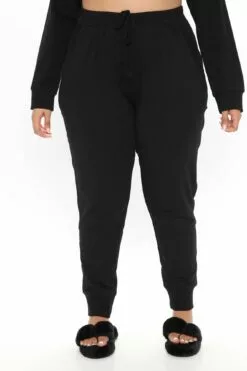 Fashion Nova Latest And Greatest French Terry Jogger - Black -Fashion Nova Sales 12 01 20Studio3 RT ON 14 52 34 70 65776 Black 69140 PLUS JK