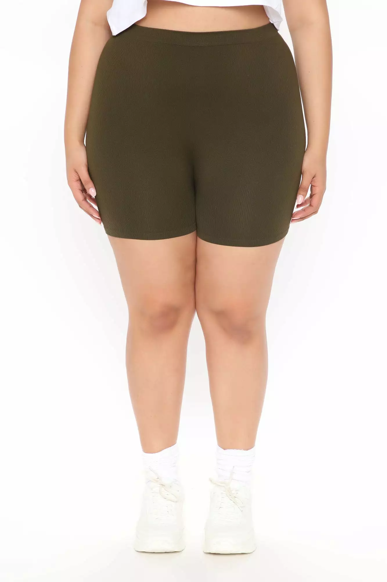 Fashion Nova Uncomplicated Seamless Shorts - Olive 10 Fashion Nova Uncomplicated Seamless Shorts - Olive - Image 8
