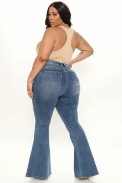 Fashion Nova Check Out The Booty Lifting Flare Jeans - Medium Blue Wash 17 Fashion Nova Check Out The Booty Lifting Flare Jeans - Medium Blue Wash -Fashion Nova Sales 12 07 21Studio3 CE MJ 10 02 07 6 ZDMF1276BTL MediumBlueWash 2239 PLUS WG