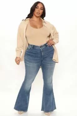 Fashion Nova Check Out The Booty Lifting Flare Jeans - Medium Blue Wash 14 Fashion Nova Check Out The Booty Lifting Flare Jeans - Medium Blue Wash -Fashion Nova Sales 12 07 21Studio3 CE MJ 10 02 48 6 ZDMF1276BTL MediumBlueWash 2244 PLUS WG