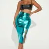Fashion Nova Good Luck Charm Metallic Skirt - Aqua 2 Fashion Nova Good Luck Charm Metallic Skirt - Aqua -Fashion Nova Sales 12 08 22Studio1 KJ CG 15 07 40 55 HS3208N Aqua P 16836 JB